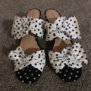 Polka dot sandals